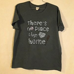 Rhinestone baseball/softball tee